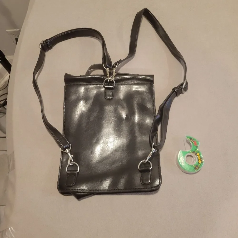 Urban Outfitters Black Backpack Bag Polyurethane